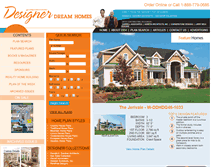 Tablet Screenshot of designerdreamhomes.net